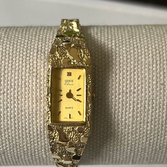 10k Gold Geneve Nugget Watch - Picture 9 of 15